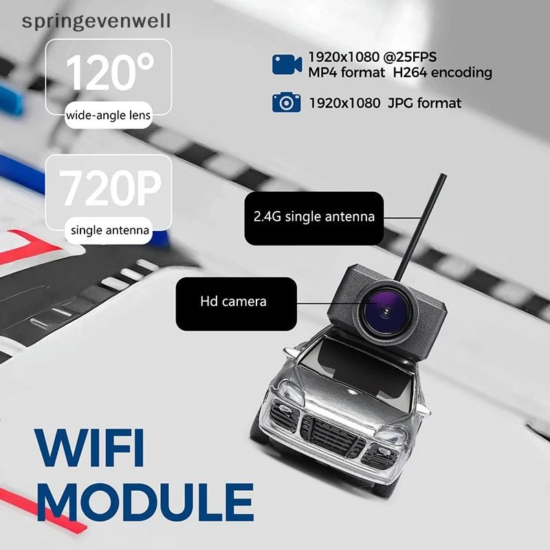 Mini Carro RC - Especificações Técnicas da Câmera